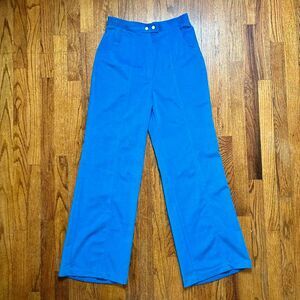 Vintage Ultra High Rise Blue Flare Pants